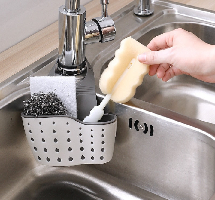 Utensílio de Cozinha Pia de Dupla Camada Saco Pendurado