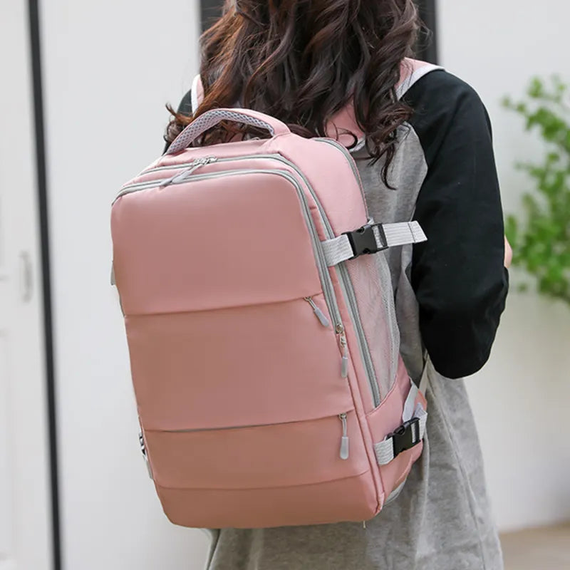 Mochila de Viagem Feminina Grande à Prova D'Água - AquaPack