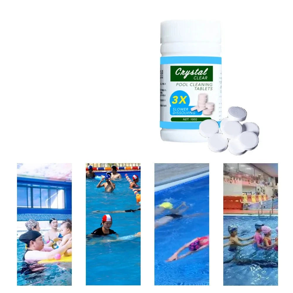 Cápsula para Limpeza e Clareamento de Piscinas - Pastilhas Contra a Água Verde