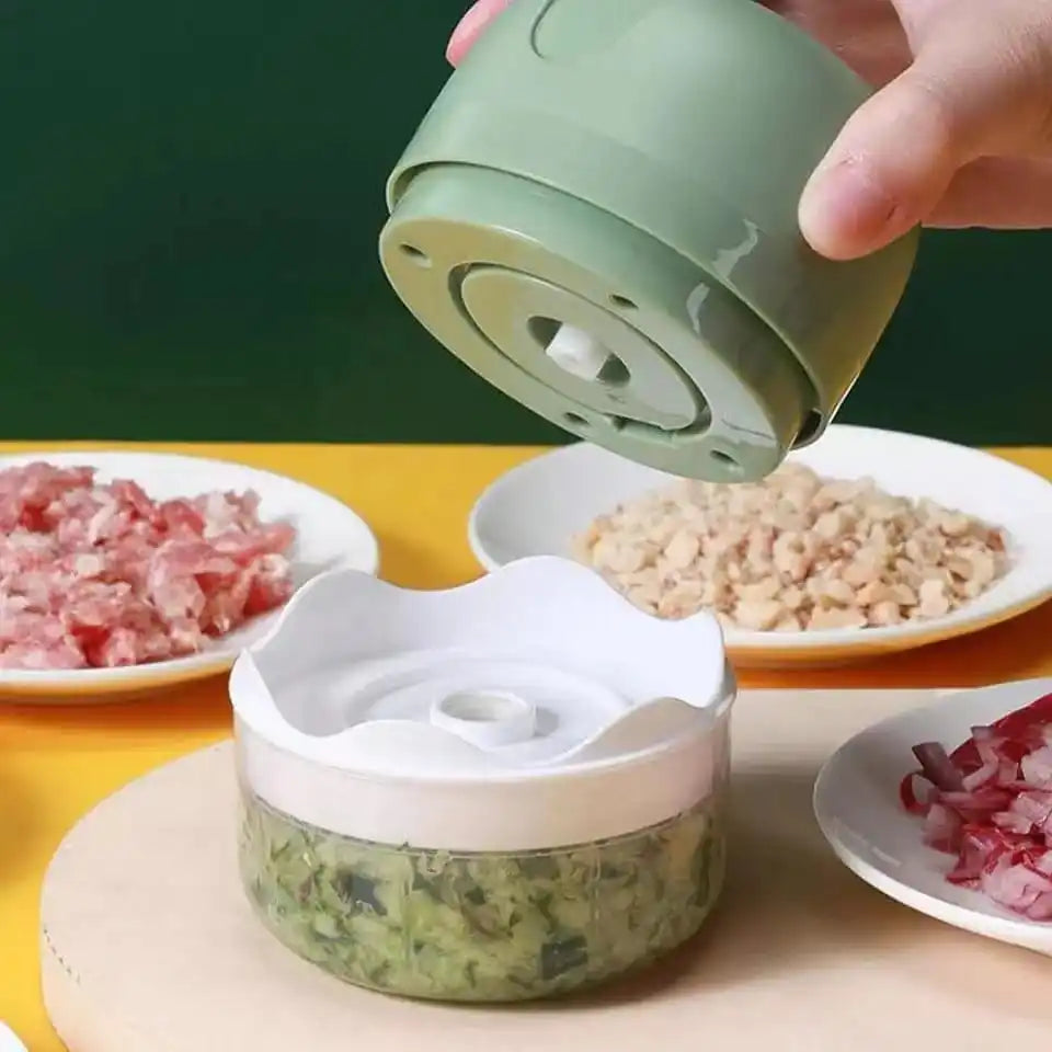 Mini Processador Elétrico - 3 Lâminas