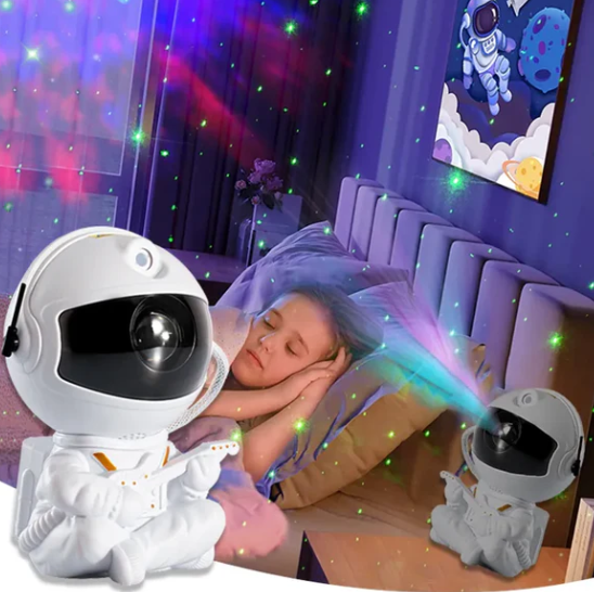 Projetor Astronauta de Galáxia Led - SpaceVision