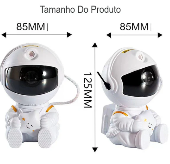 Projetor Astronauta de Galáxia Led - SpaceVision