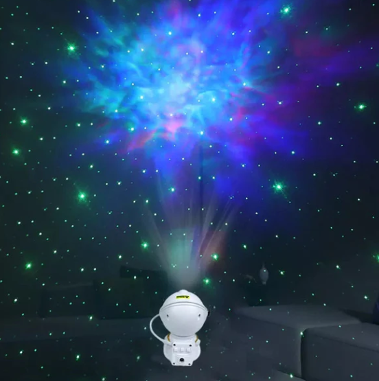 Projetor Astronauta de Galáxia Led - SpaceVision