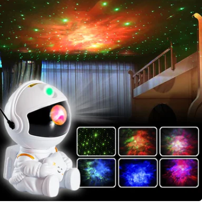 Projetor Astronauta de Galáxia Led - SpaceVision