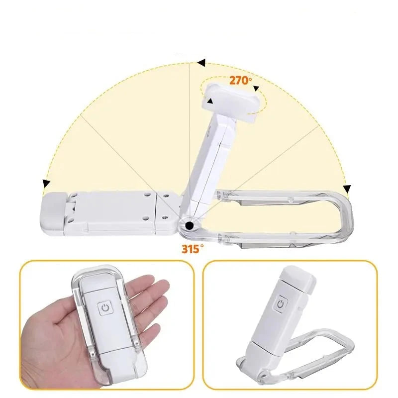 Luminária para Leitura Portátil Recarregável USB