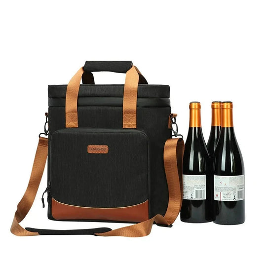 Bolsa Térmica Porta Vinhos e Taças - WineCarry