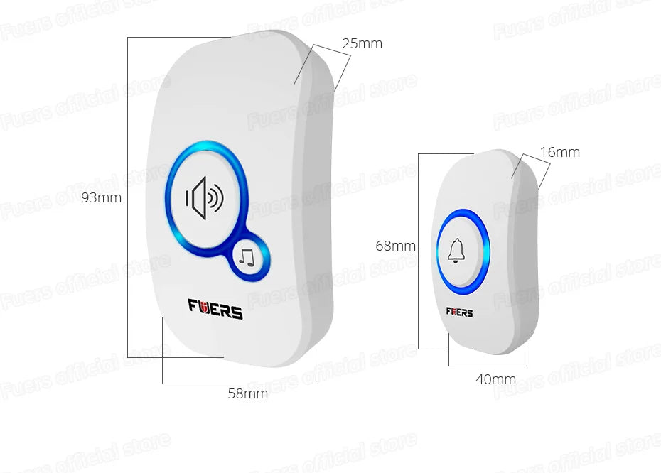 Campainha Inteligente Sem Fio Á prova D'Água - SmartWave