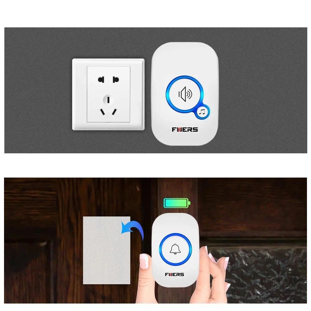 Campainha Inteligente Sem Fio Á prova D'Água - SmartWave
