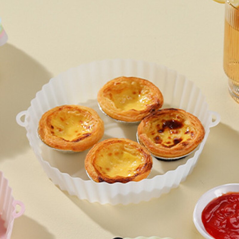 Forma de Silicone para Air Fryer e Micro-Ondas