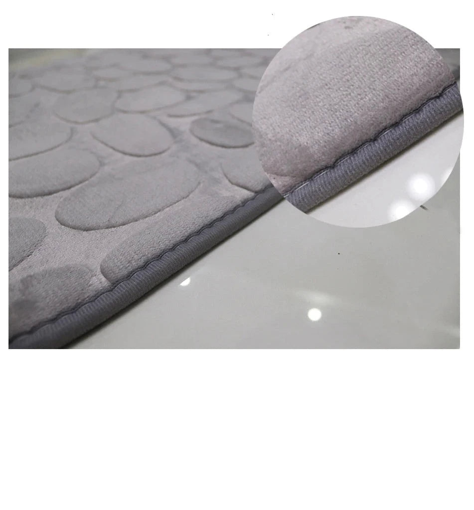 Kit 3 Tapetes para Banheiro Absorvente