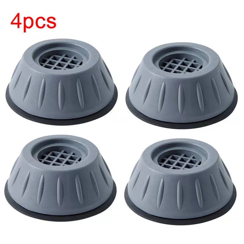 Kit com 4 Pés Anti Vibração Para Máquina de Lavar