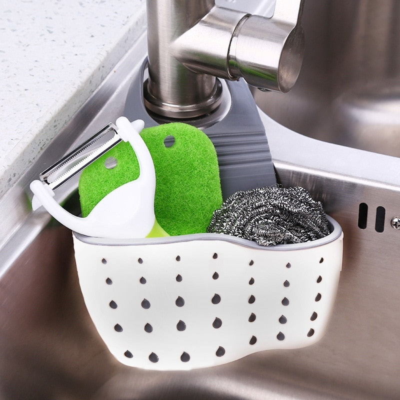 Utensílio de Cozinha Pia de Dupla Camada Saco Pendurado