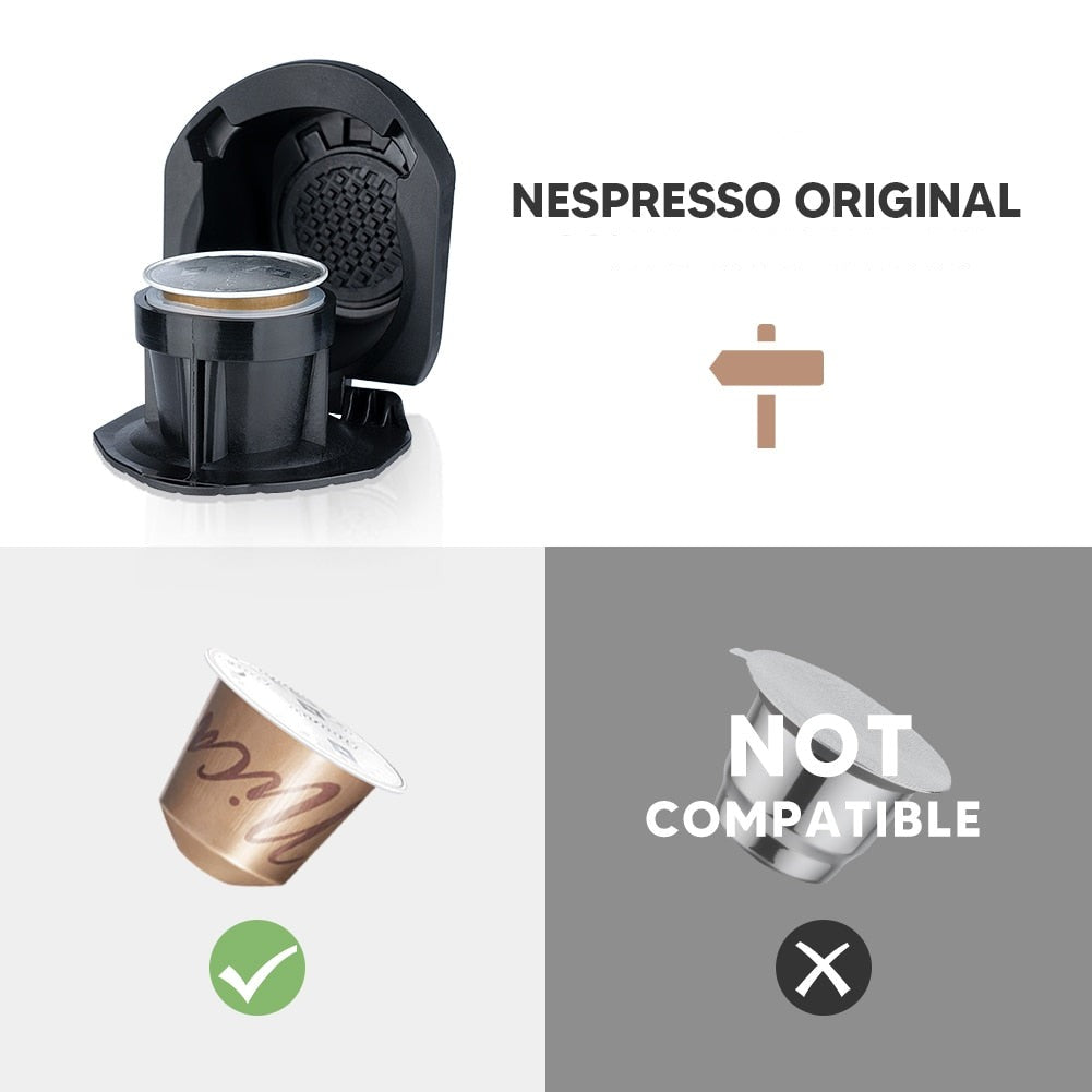 Adaptador de cápsula reutilizável para Dolce Gusto, Suporte para encher seu café em pó favorito compatível com Piccolo XS /Genio S