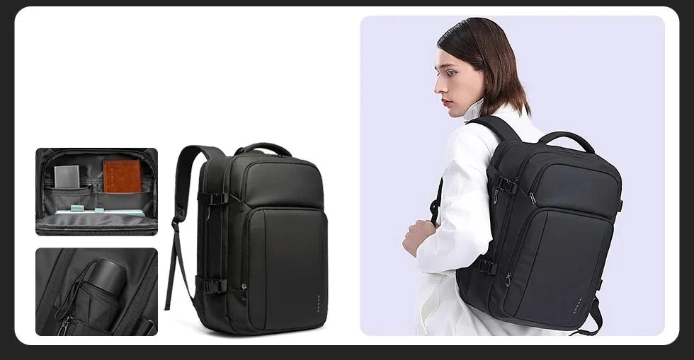 Bolsa de Viagem  Casual à Prova d'Água com Carregamento USB