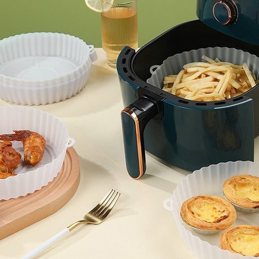 Forma de Silicone para Air Fryer e Micro-Ondas